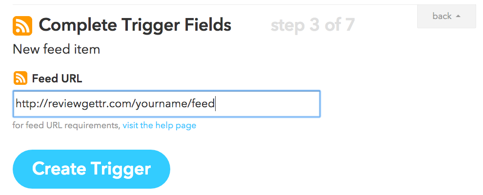 complete trigger fields